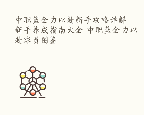 中职篮全力以赴新手攻略详解 新手养成指南大全 中职篮全力以赴球员图鉴