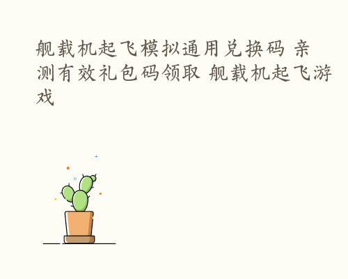 舰载机起飞模拟通用兑换码 亲测有效礼包码领取 舰载机起飞游戏