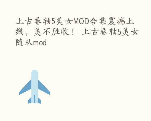 上古卷轴5美女MOD合集震撼上线，美不胜收！ 上古卷轴5美女随从mod