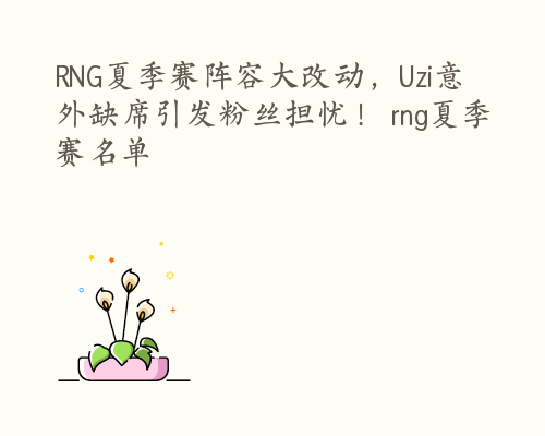 RNG夏季赛阵容大改动，Uzi意外缺席引发粉丝担忧！ rng夏季赛名单