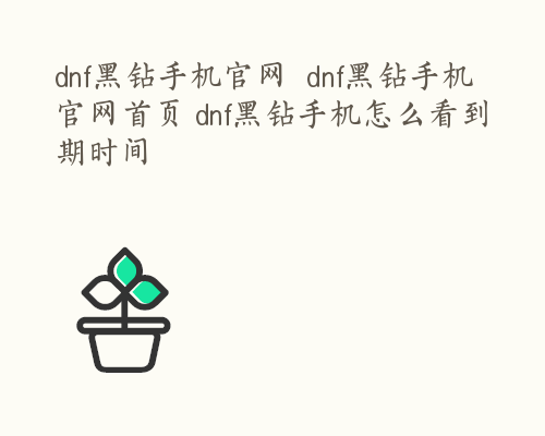 dnf黑钻手机官网  dnf黑钻手机官网首页 dnf黑钻手机怎么看到期时间