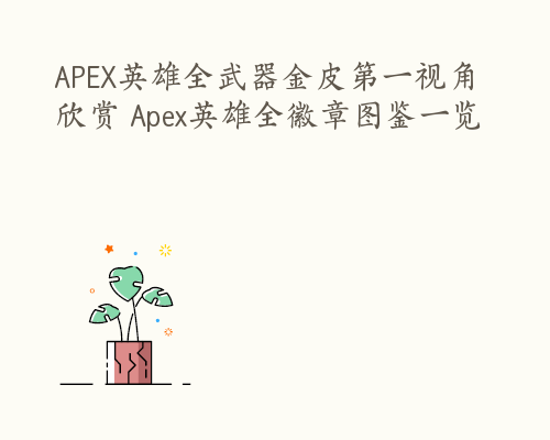 APEX英雄全武器金皮第一视角欣赏 Apex英雄全徽章图鉴一览